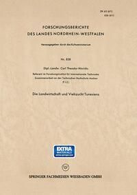 Produktbild: Die Landwirtschaft und Viehzucht Tunesiens