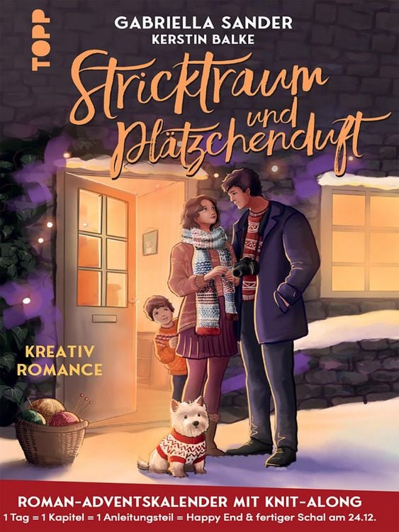 Produktbild: Stricktraum und Pl&auml;tzchenduft. Eine Kreativ-Romance. Mit Muster-Schal-Knit-Along. Adventskalenderbuch (Band 2)