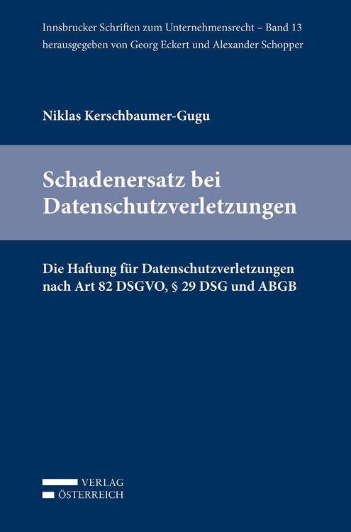 Produktbild: Schadenersatz bei Datenschutzverletzungen