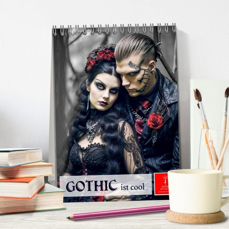 Produktbild: Gothic ist cool (Tischkalender 2026 DIN A5 hoch), CALVENDO Monatskalender