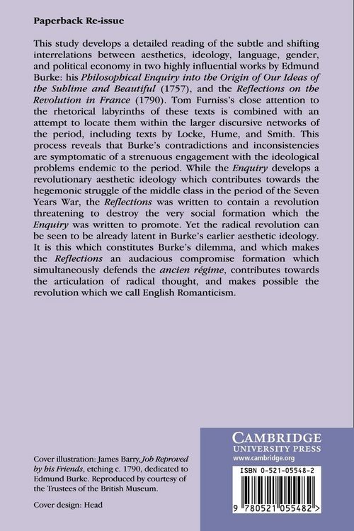 Produktbild: Edmund Burke's Aesthetic Ideology