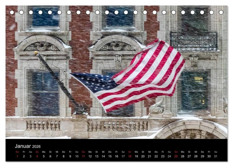 Produktbild: Zu Besuch in New York (Tischkalender 2026 DIN A5 quer), CALVENDO Monatskalender