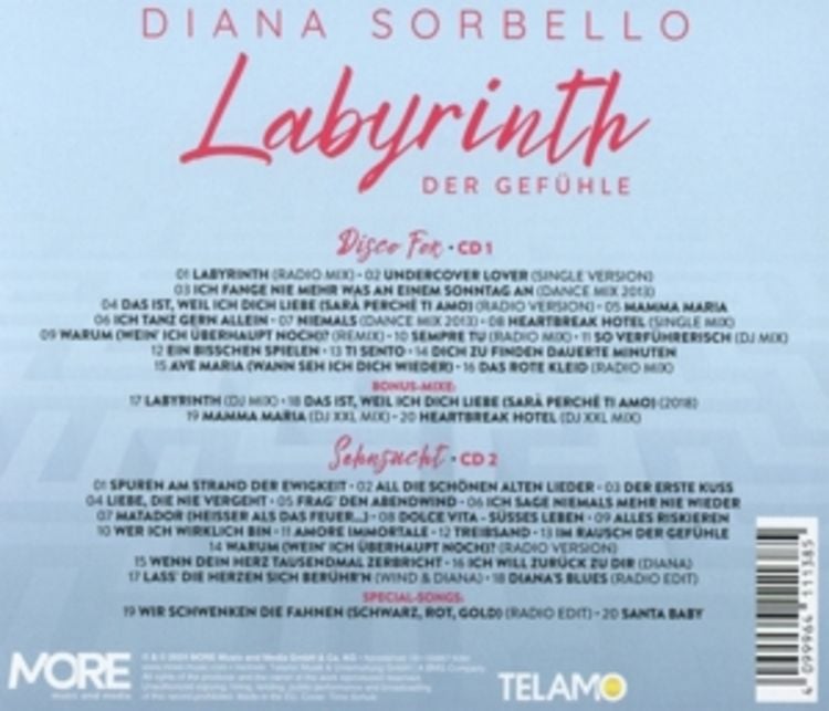 Produktbild: Labyrinth der Gefühle(Best Of)