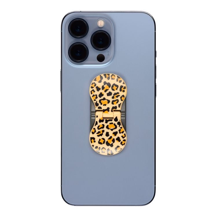 Produktbild: Zipgrips Leopard &ndash; 2-in-1 Handygriff & Aufsteller