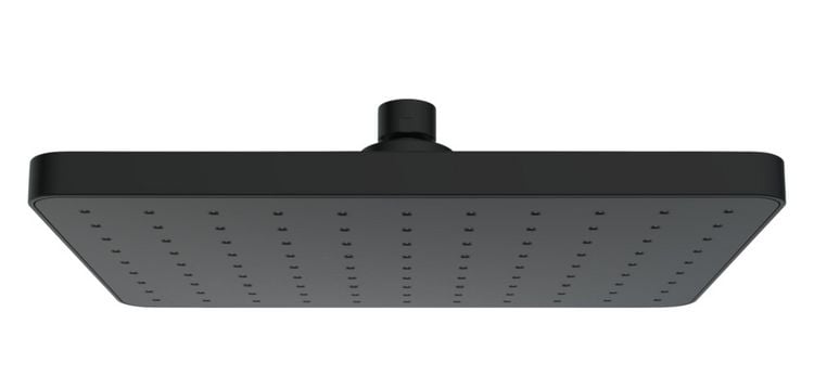 Produktbild: Regenduschkopf Automatic Cleaning Schwarz, 25 x 17 cm