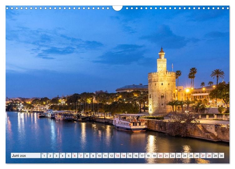 Produktbild: Andalusien - Sevilla (Wandkalender 2026 DIN A3 quer), CALVENDO Monatskalender