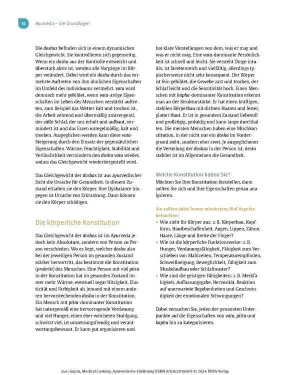 Produktbild: Medical Cooking: Ayurvedische Ernährung