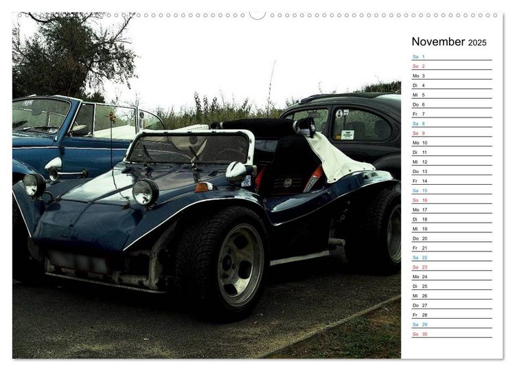 Produktbild: Buggys - die Kultautos der 80er (Wandkalender 2025 DIN A2 quer), CALVENDO Monatskalender