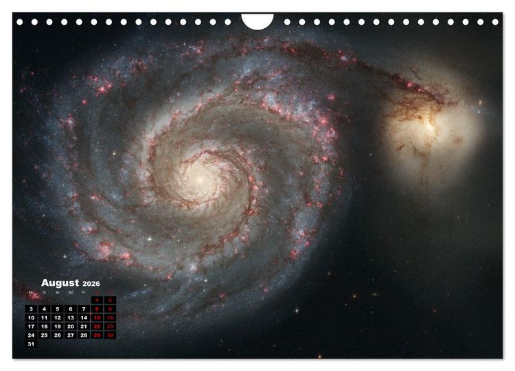 Produktbild: Hubble - 35 Jahre atemberaubende Aufnahmen (Wandkalender 2026 DIN A4 quer), CALVENDO Monatskalender
