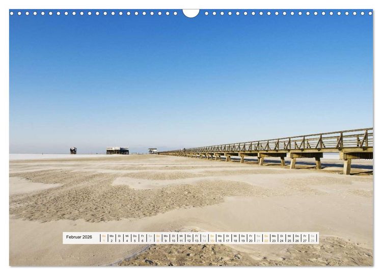 Produktbild: St. Peter-Ording (Wandkalender 2026 DIN A3 quer), CALVENDO Monatskalender