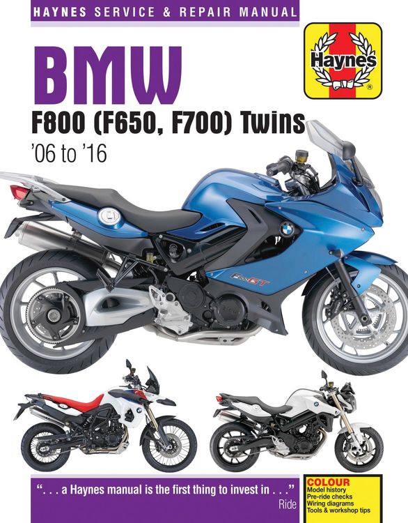 Produktbild: BMW F650, F700 & F800 Twins (06-16) Haynes Repair Manual