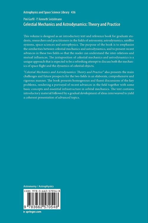 Produktbild: Celestial Mechanics and Astrodynamics: Theory and Practice
