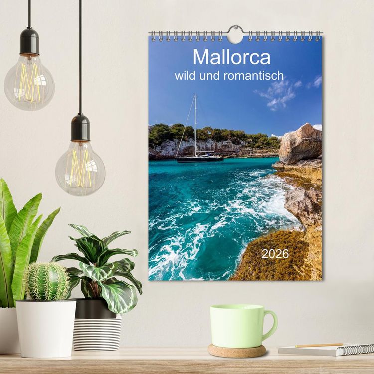 Produktbild: Mallorca - wild und romantisch (Wandkalender 2026 DIN A4 hoch), CALVENDO Monatskalender