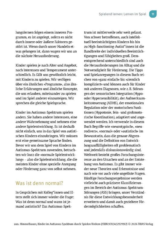 Produktbild: Kinder im Autismus-Spektrum durch Spielen f&ouml;rdern