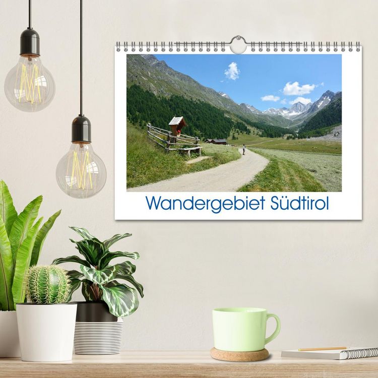 Produktbild: Wandergebiet S&uuml;dtirol (Wandkalender 2026 DIN A4 quer), CALVENDO Monatskalender