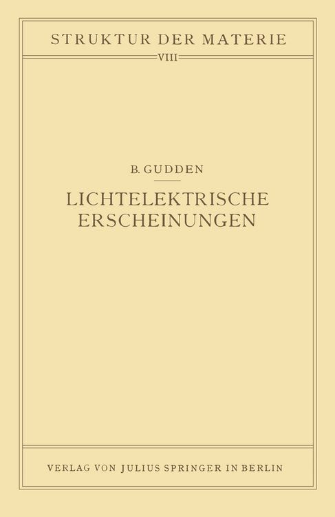 Produktbild: Lichtelektrische Erscheinungen