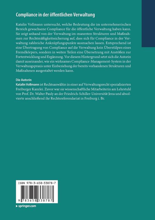 Produktbild: Compliance in der &ouml;ffentlichen Verwaltung