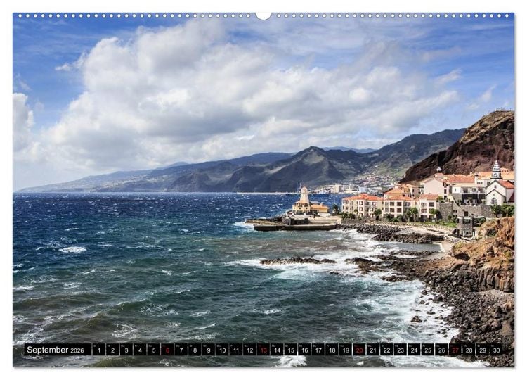 Produktbild: Madeira - Insel mitten im Atlantik (Wandkalender 2026 DIN A2 quer), CALVENDO Monatskalender