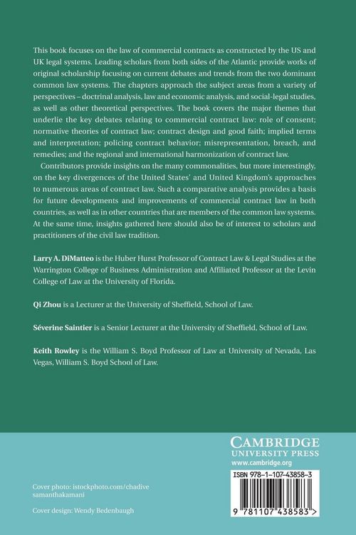 Produktbild: Commercial Contract Law