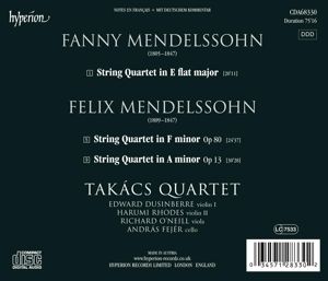 Produktbild: Streichquartette-Quartette Opp.80 & 13/+