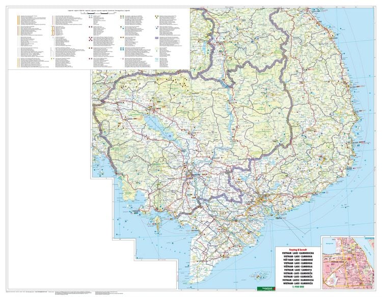 Produktbild: Vietnam - Laos - Kambodscha 1 : 900 000