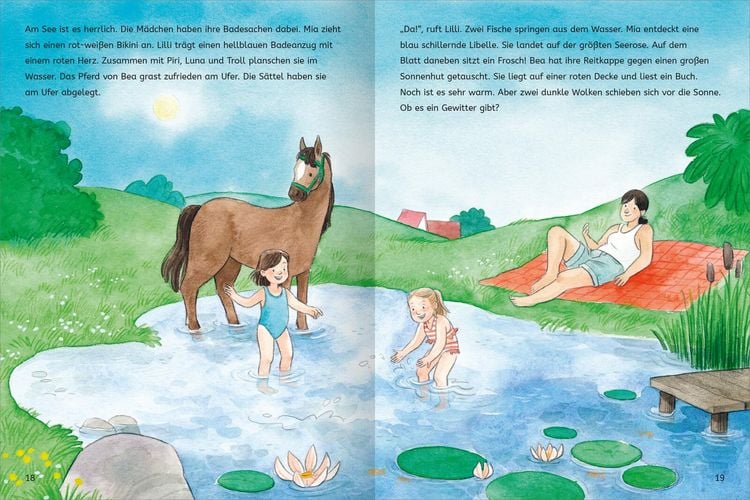 Produktbild: Mit Stickern Lesen lernen &ndash; Ferien auf dem Reiterhof