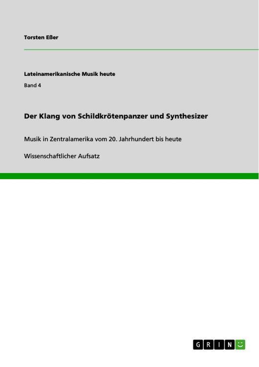 Produktbild: Der Klang von Schildkr&ouml;tenpanzer und Synthesizer
