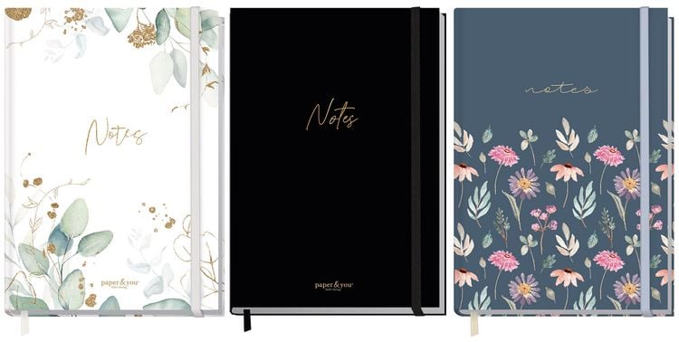 Produktbild: paper&you Notizbuch blanko A5+