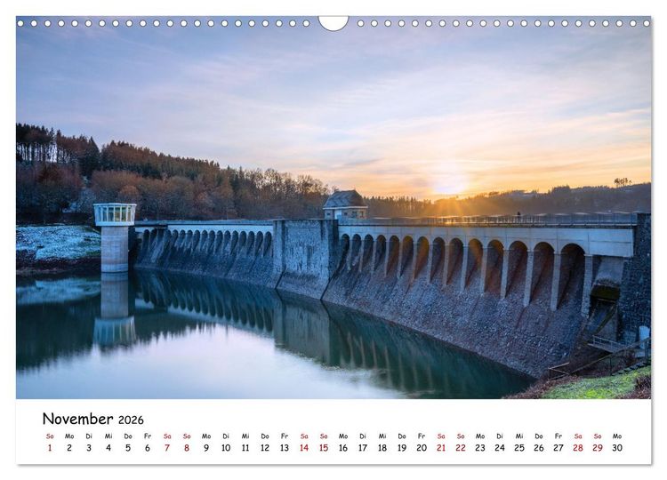 Produktbild: Heimat Entdecken: Sauerland (Wandkalender 2026 DIN A3 quer), CALVENDO Monatskalender