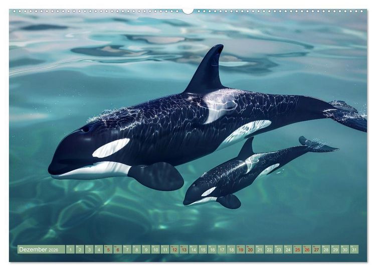 Produktbild: Tierkinder des Nordens (hochwertiger Premium Wandkalender 2026 DIN A2 quer), Kunstdruck in Hochglanz