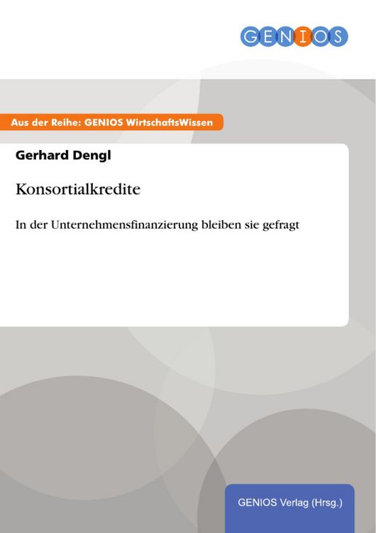 Produktbild: Konsortialkredite