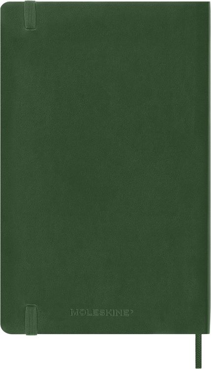 Produktbild: Moleskine 12 Monate Wochen Notizkalender 2027, Large/A5, 1 Wo = 1 Seite, rechts linierte Seite, Weicher Einband, Myrtengr&uuml;n