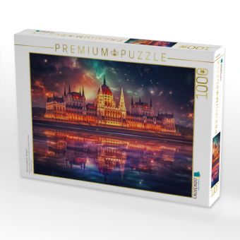 Produktbild: CALVENDO Puzzle Parlamentsgeb&auml;ude - Budapest | 1000 Teile Lege-Gr&ouml;&szlig;e 64x48cm Foto-Puzzle f&uuml;r gl&uuml;ckliche Stunden