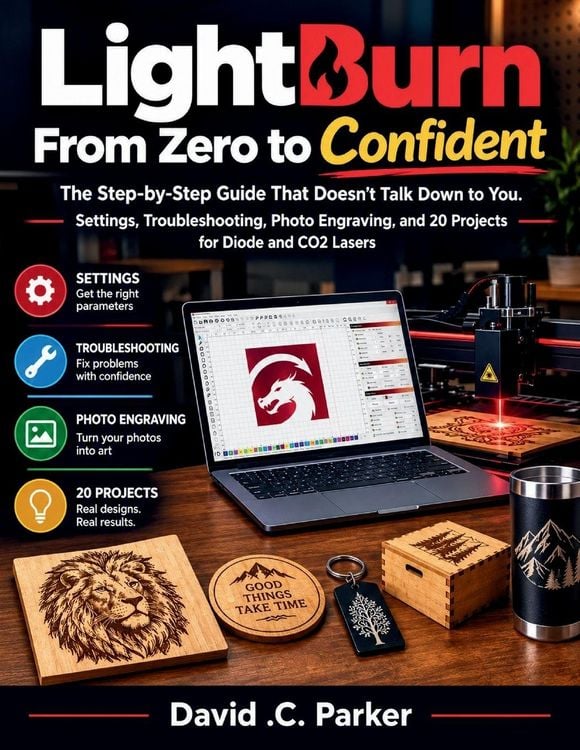 Produktbild: LightBurn From Zero to Confident