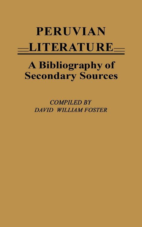 Produktbild: Peruvian Literature