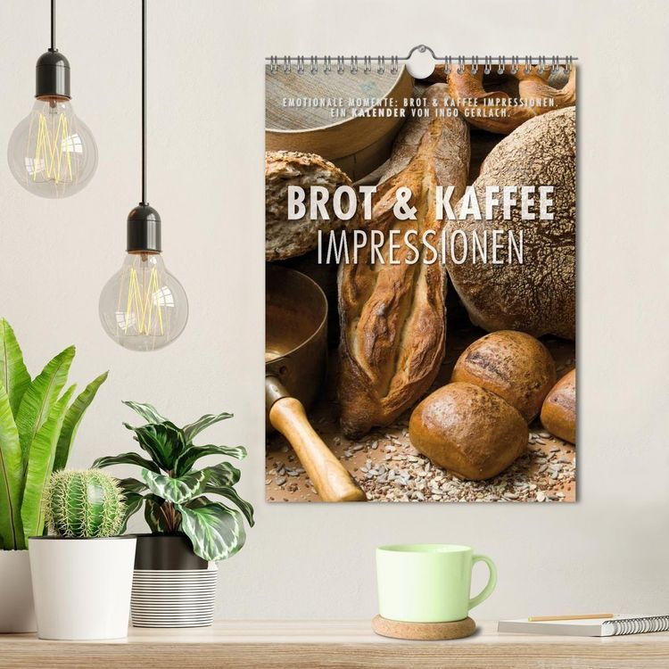 Produktbild: Emotionale Momente: Brot und Kaffee Impressionen (Wandkalender 2027 DIN A4 hoch), CALVENDO Monatskalender