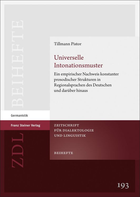 Produktbild: Universelle Intonationsmuster