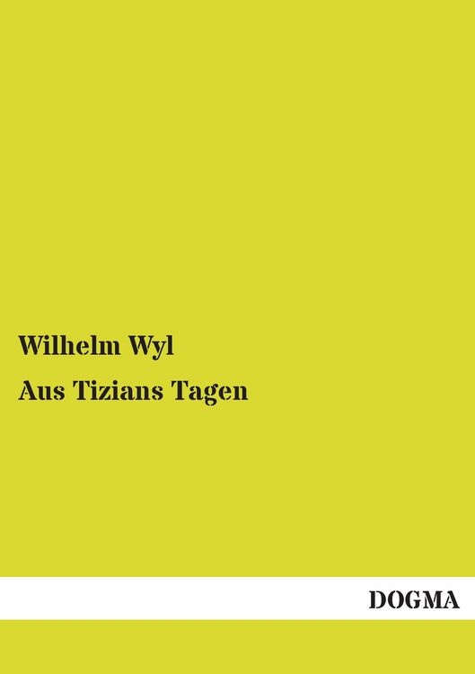 Produktbild: Aus Tizians Tagen