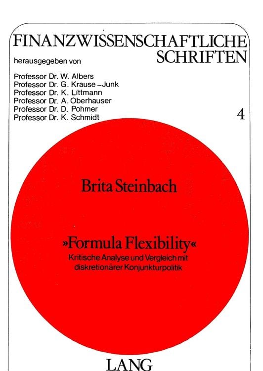 Produktbild: &laquo;Formula Flexibility&raquo;