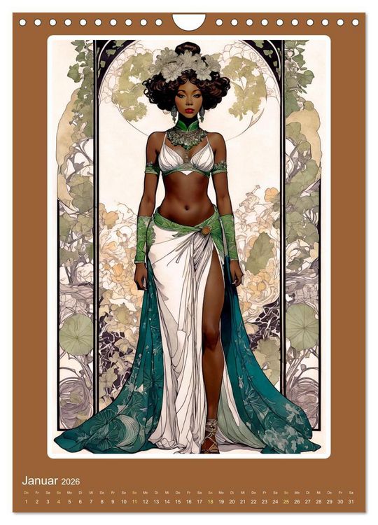 Produktbild: Illustrationskunst der Belle &Eacute;poque (Wandkalender 2026 DIN A4 hoch), CALVENDO Monatskalender