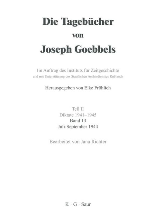 Produktbild: Juli - September 1944