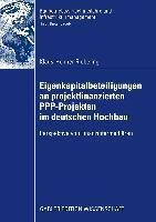 Produktbild: Eigenkapitalbeteiligungen an projektfinanzierten PPP-Projekten im deutschen Hochbau