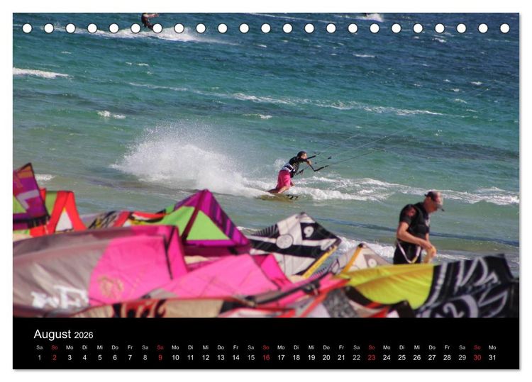 Produktbild: Tarifa - Andalusien (Tischkalender 2026 DIN A5 quer), CALVENDO Monatskalender