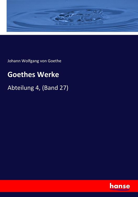 Produktbild: Goethes Werke