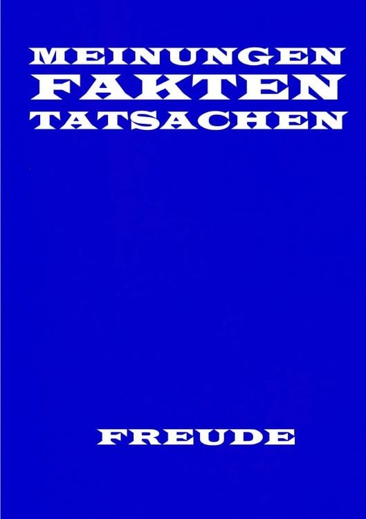 Produktbild: Meinungen Fakten und Tatsachen