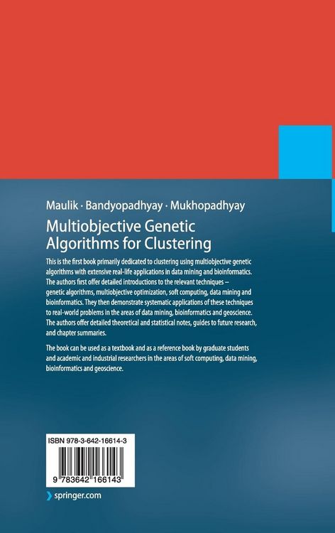 Produktbild: Multiobjective Genetic Algorithms for Clustering