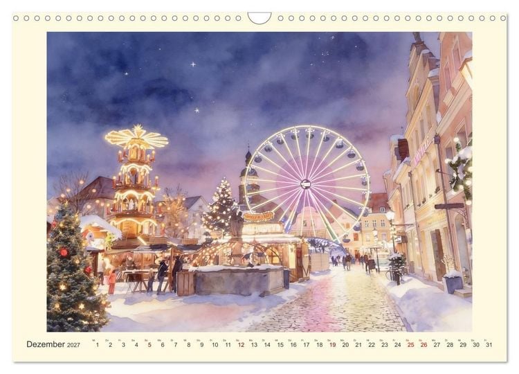 Produktbild: Abwechslungsreiches Brandenburg (Wandkalender 2027 DIN A3 quer), CALVENDO Monatskalender