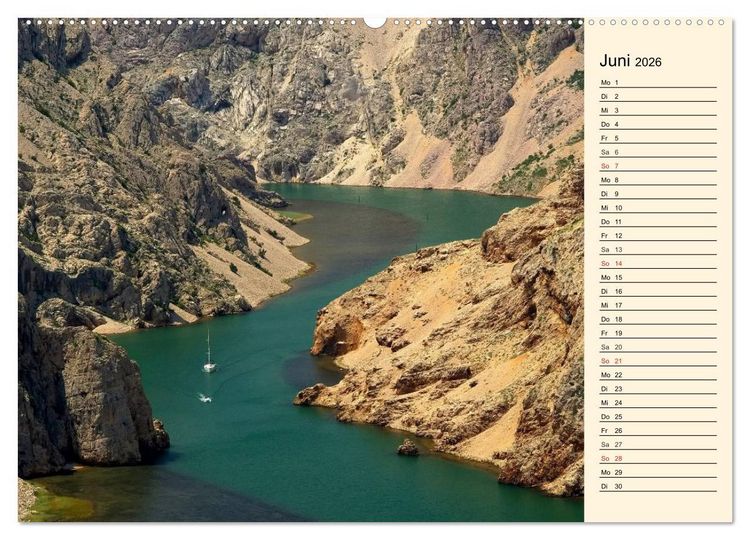 Produktbild: Zadar und Norddalmatien (Wandkalender 2026 DIN A2 quer), CALVENDO Monatskalender