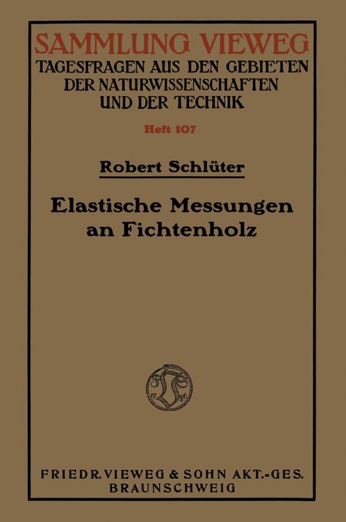 Produktbild: Elastische Messungen an Fichtenholz