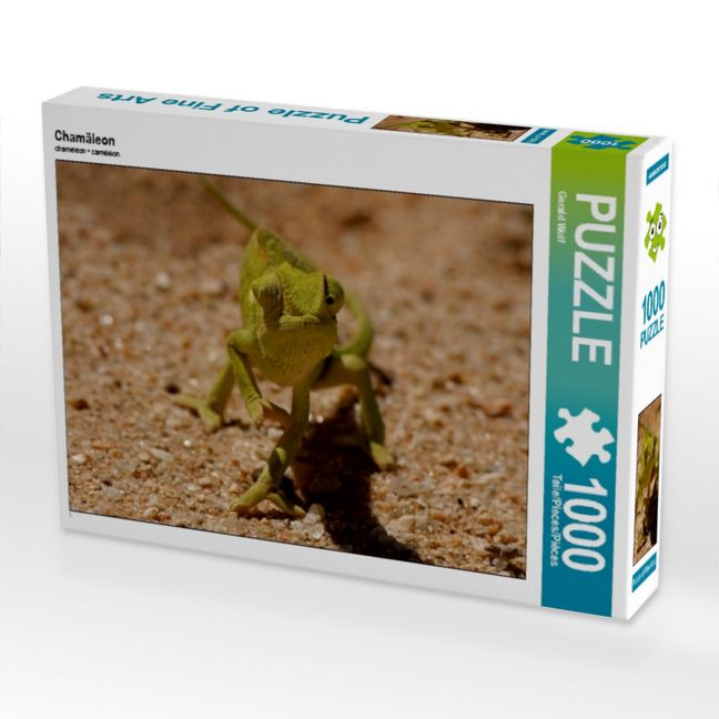 Produktbild: CALVENDO Puzzle Cham&auml;leon | 1000 Teile Lege-Gr&ouml;&szlig;e 64x48cm Foto-Puzzle f&uuml;r gl&uuml;ckliche Stunden